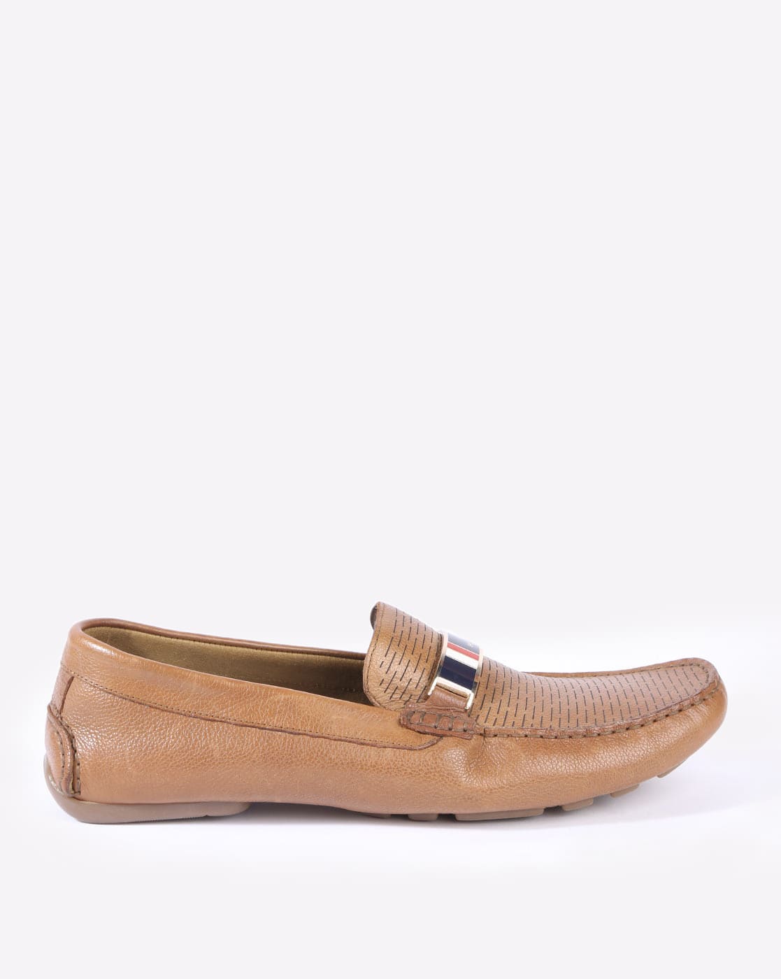 tommy hilfiger leather loafers