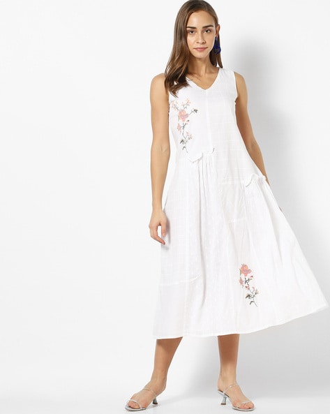 Ajio midi outlet dresses