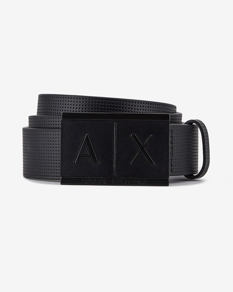 Textured Belt – Signature Buckle