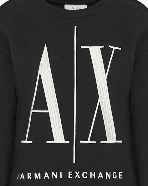 Buy Black Sweatshirt & Hoodies for Women by ARMANI EXCHANGE Online |  