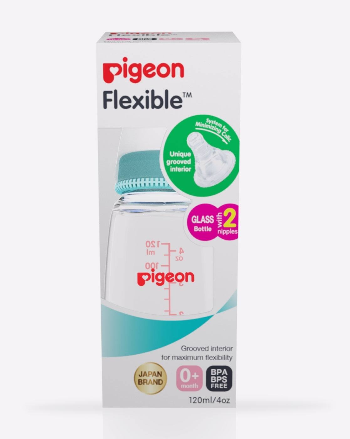 pigeon glass bottle 120ml