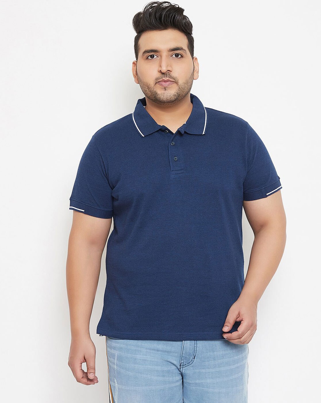 plus size polo t shirts