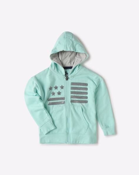 polo light blue hoodie