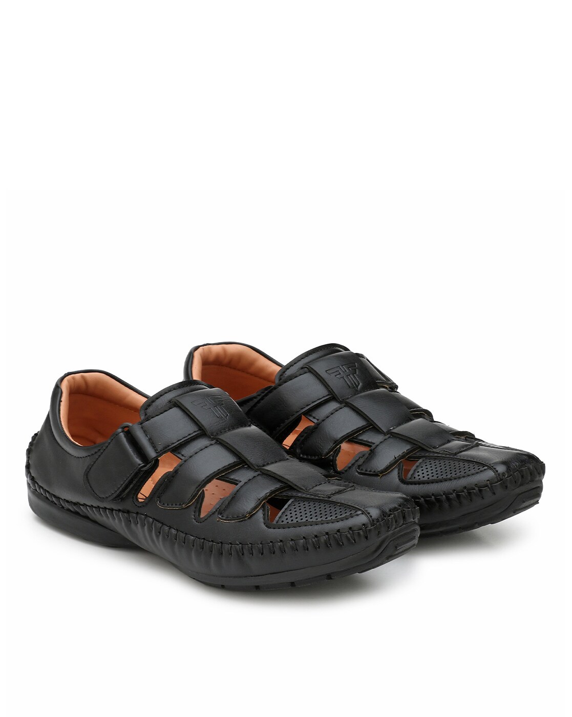 Buy Black Sandals For Men By Fashion Victim Online Ajio Com