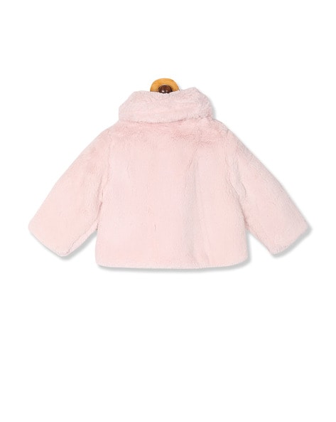 Children's place faux hot sale fur jacket