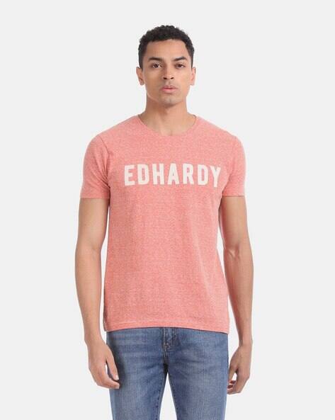 Buy Pink Tshirts for Men by ED HARDY 