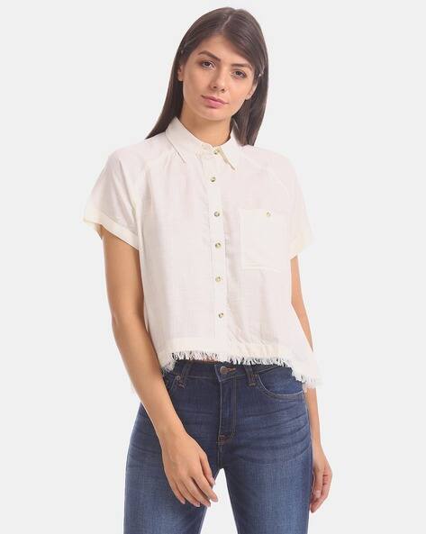 Buy Off-White Shirts for Women by 