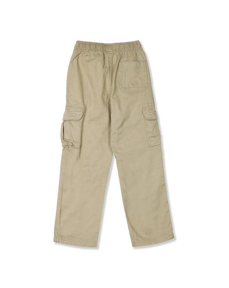 Molo - Boys Beige Cotton Cargo Trousers | Childrensalon Outlet