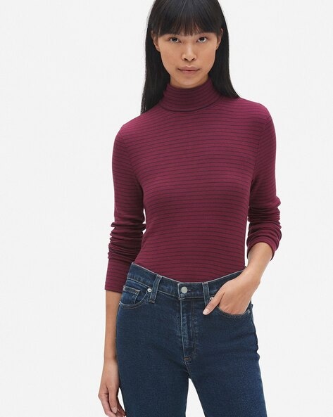 Gap striped clearance turtleneck