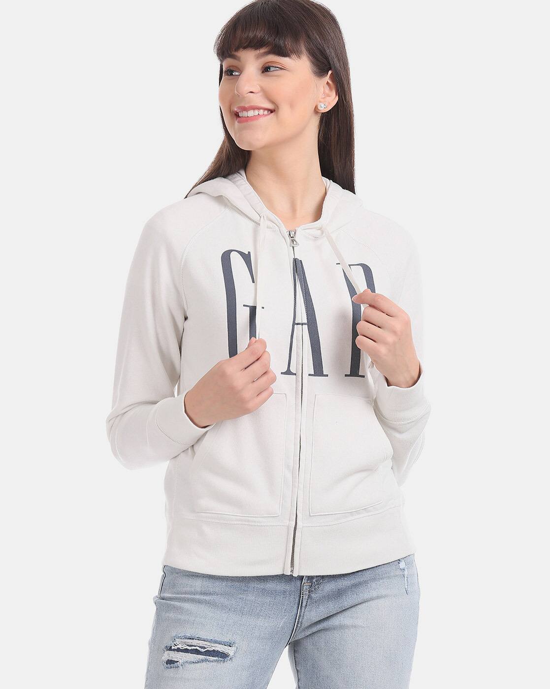 gap white womens hoodie