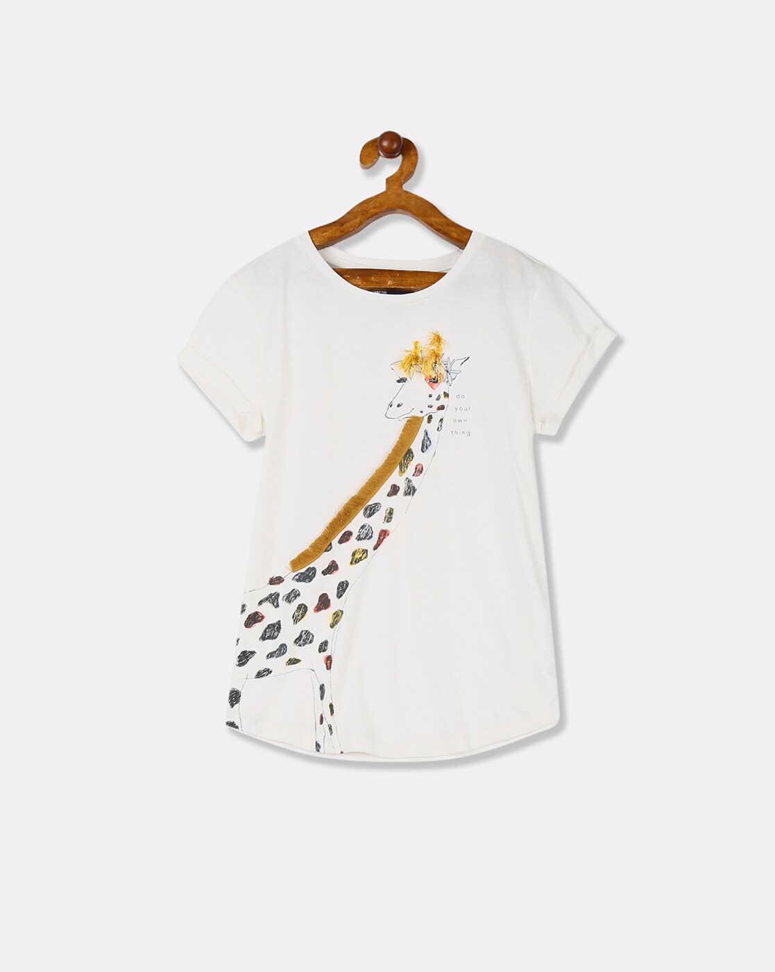 faux t shirt off white