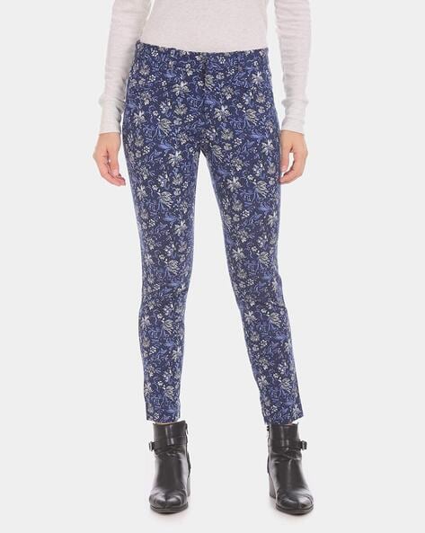ArvindShops  Saint Laurent Dresses  Saint Laurent floral  waist Trousers   print high