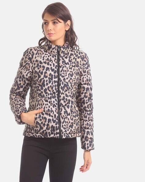 gap leopard jacket
