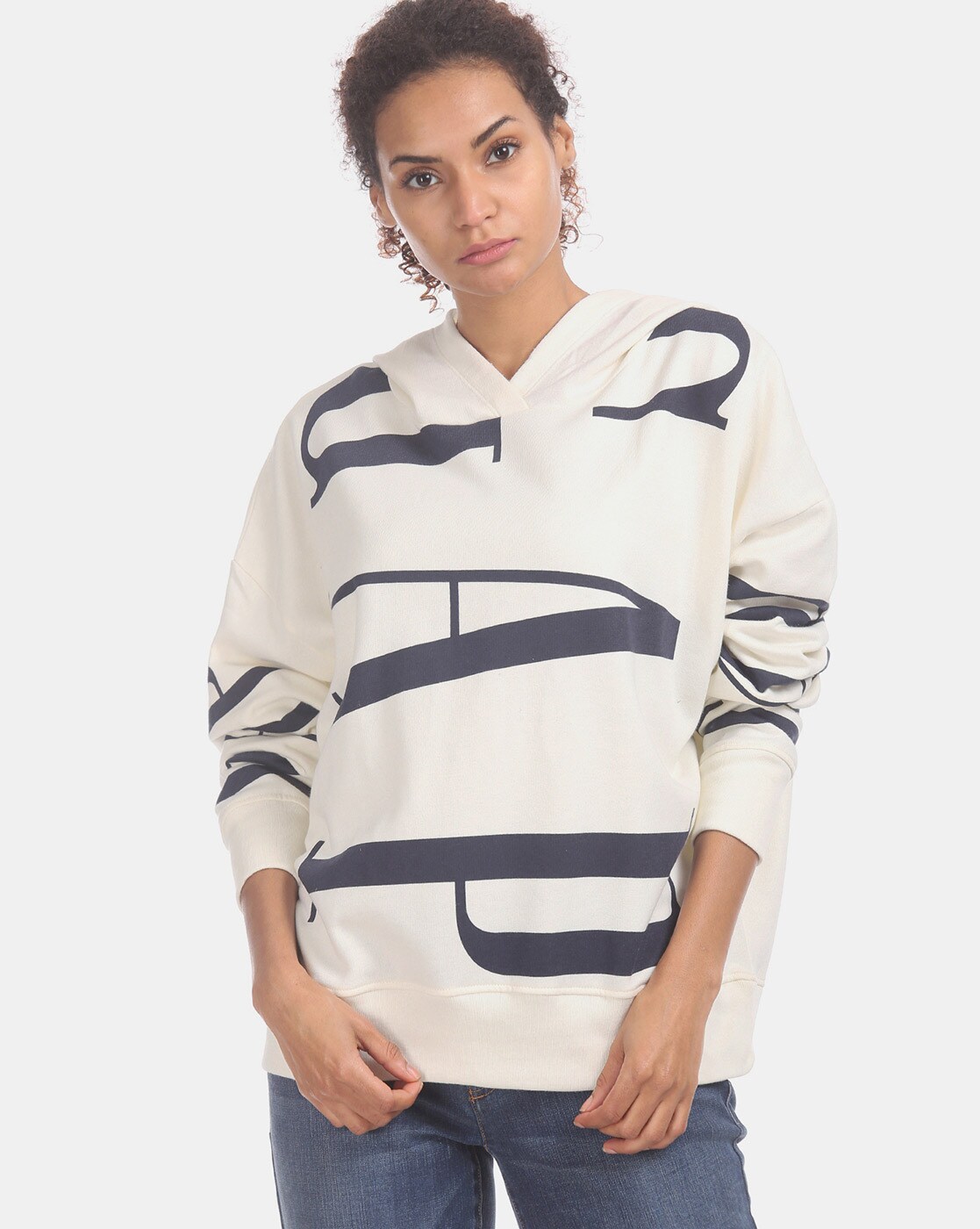 gap white womens hoodie