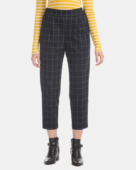 Checked Slim Fit Pants