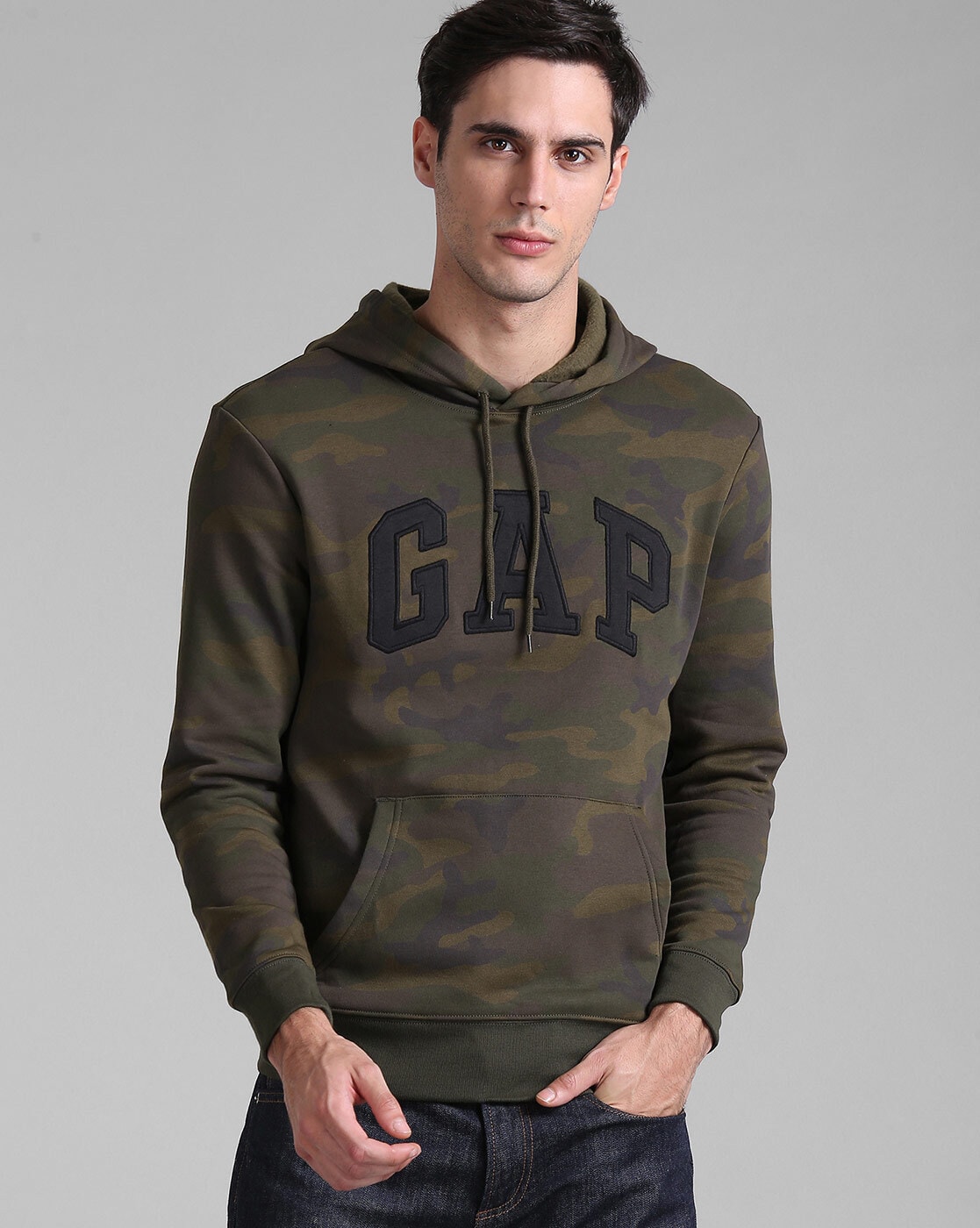 gap camo sweatshirt