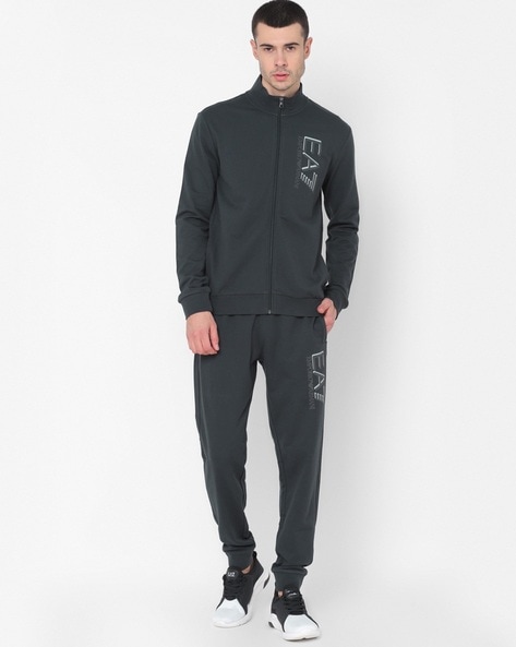 ea7 emporio armani core id tracksuit navy