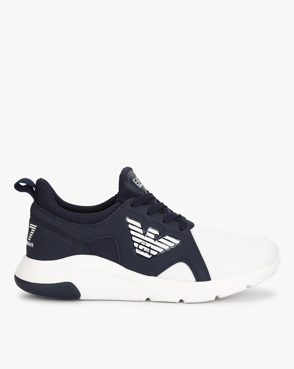 emporio armani lace up sneakers