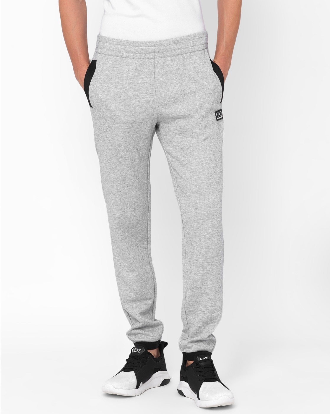 ea7 track pants mens