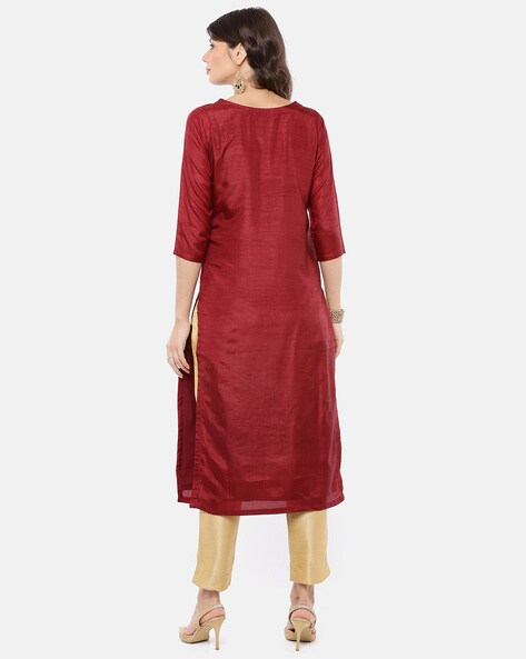 Buy Red Kurtis & Tunics for Women by GOLDSTROMS Online