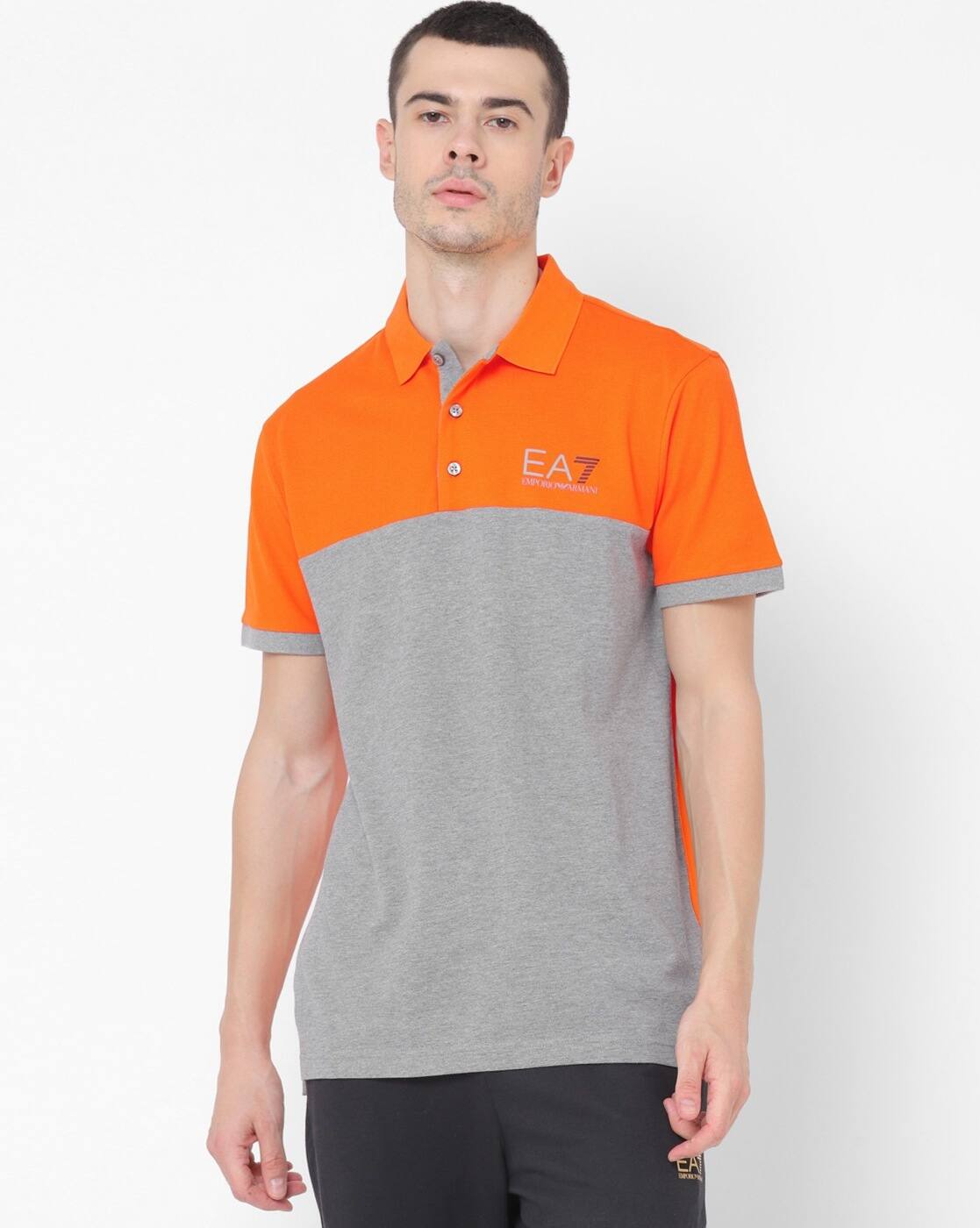 orange armani t shirt