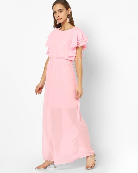 Harpa pink shop maxi dress