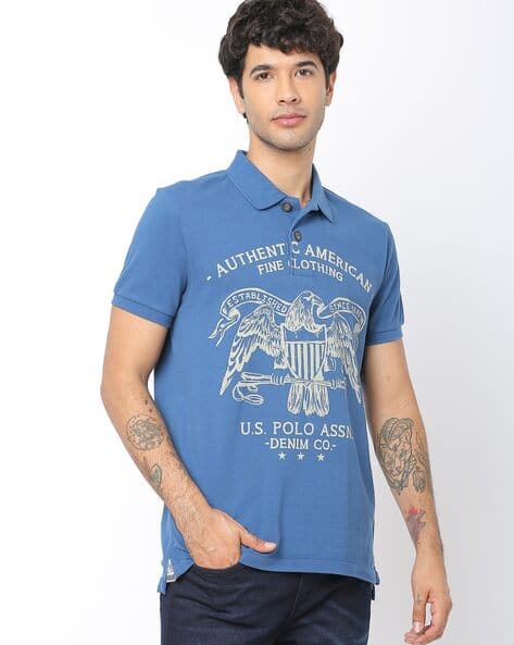 Blue Tshirts for Men by U.S. Polo Assn 