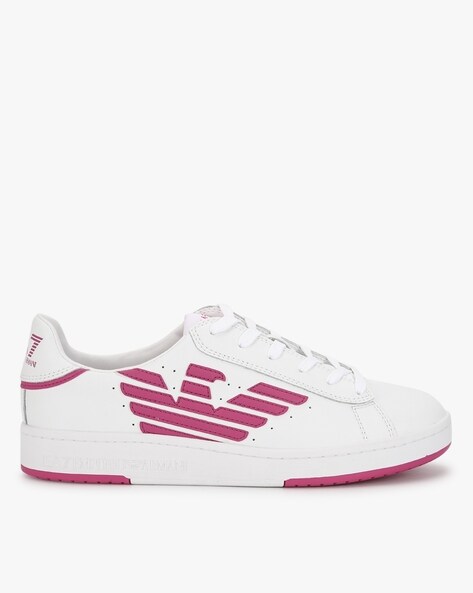 emporio armani lace up sneakers
