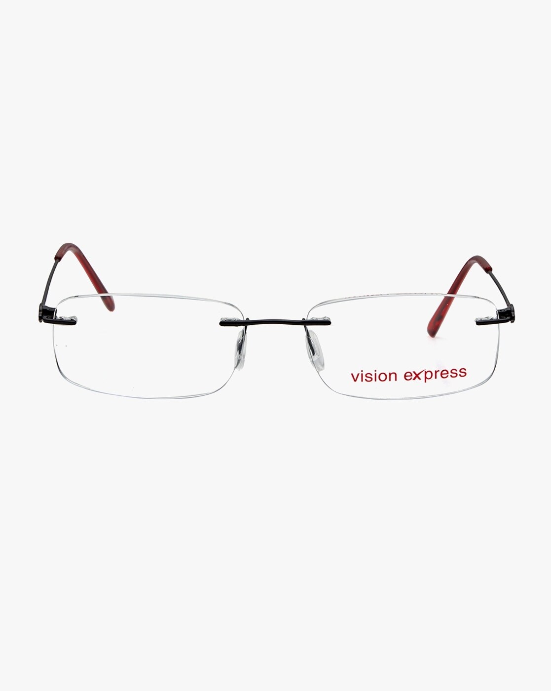 vision express rimless ladies glasses