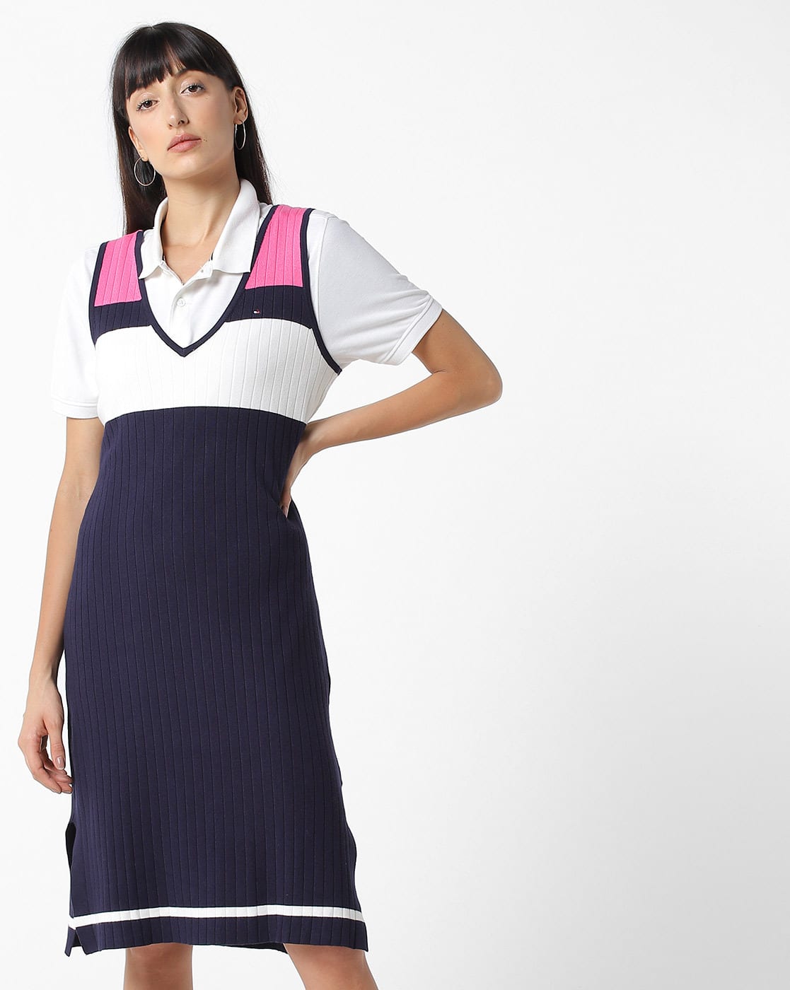 tommy hilfiger colour block dress