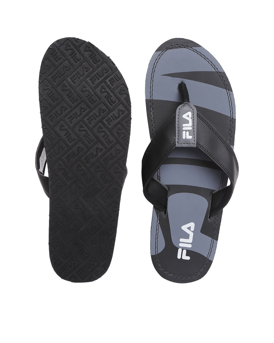 fila black slippers