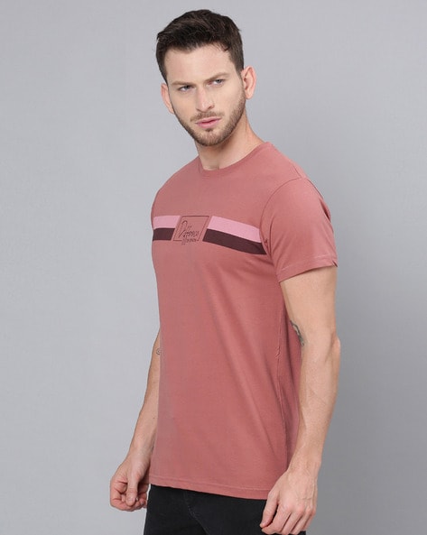 Buy Pink Tshirts for Men by DIFFERENCE OF OPINION Online