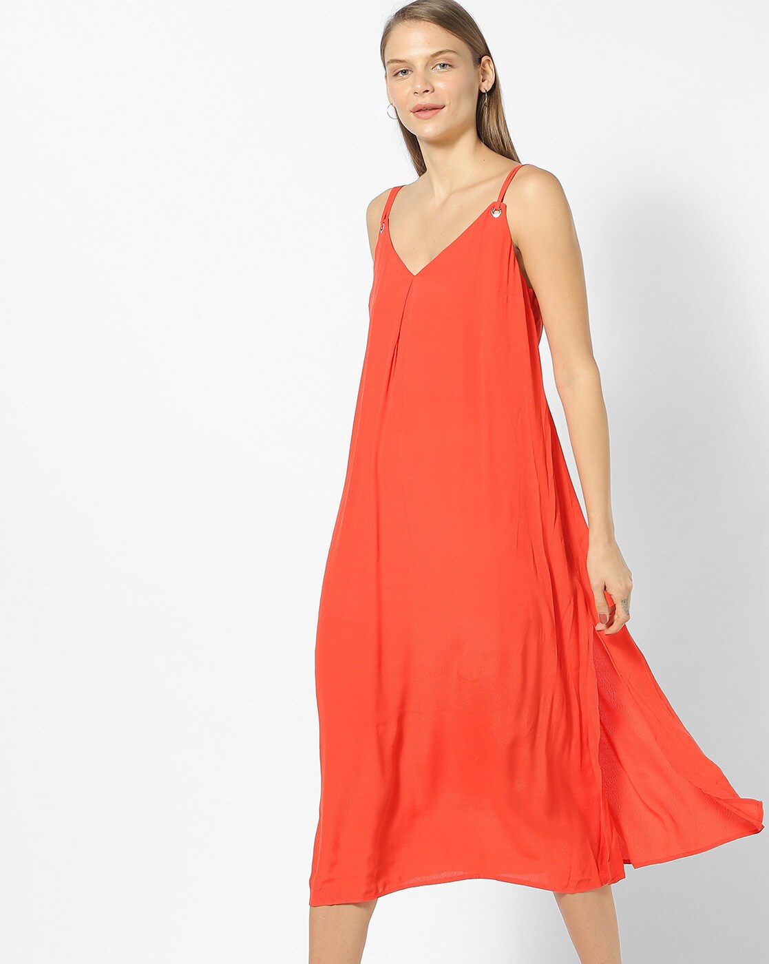 tommy hilfiger orange dress