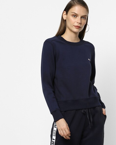 Buy Blue Sweatshirt & Hoodies for Women by TOMMY HILFIGER Online