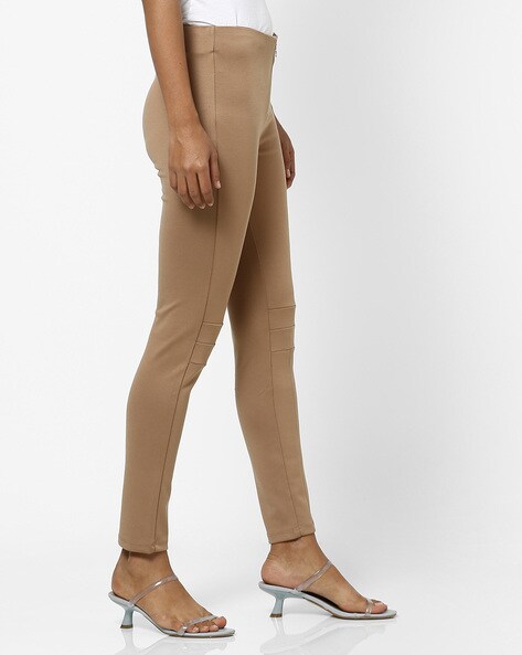 Buy Khaki Jeans Jeggings for Women by Camla Online Ajio