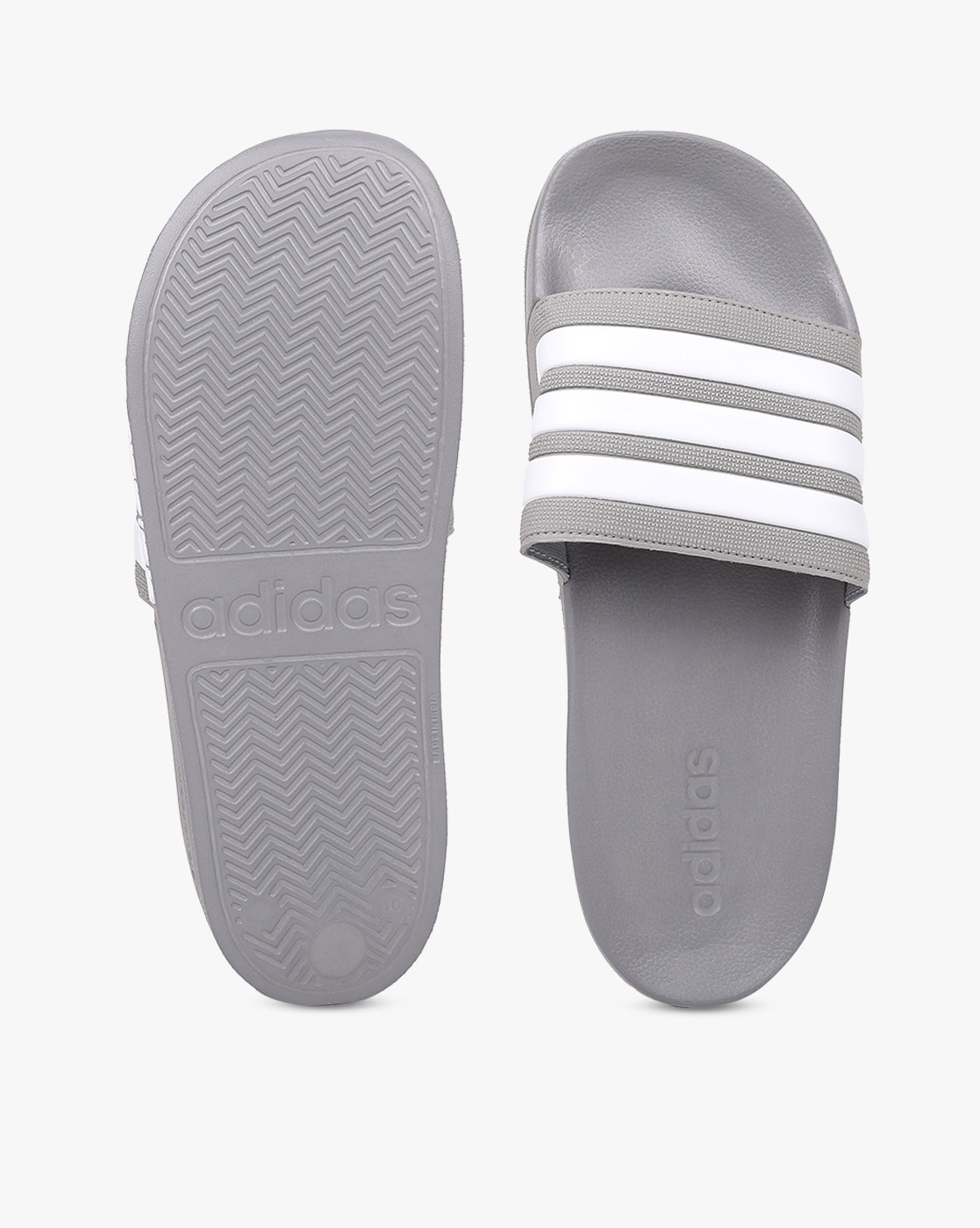 adidas slides men grey