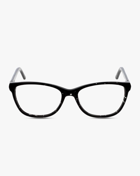 cat eye black frame glasses