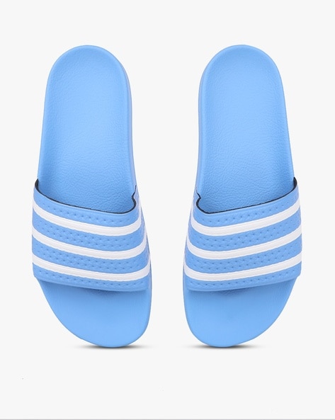 Adidas 3-Stripe Suede Slippers - Farfetch-sgquangbinhtourist.com.vn
