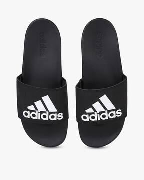 adidas black and white slip on