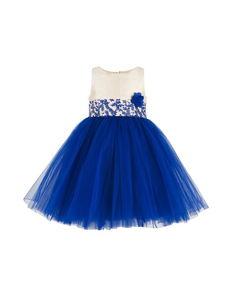 royal blue balloon gown