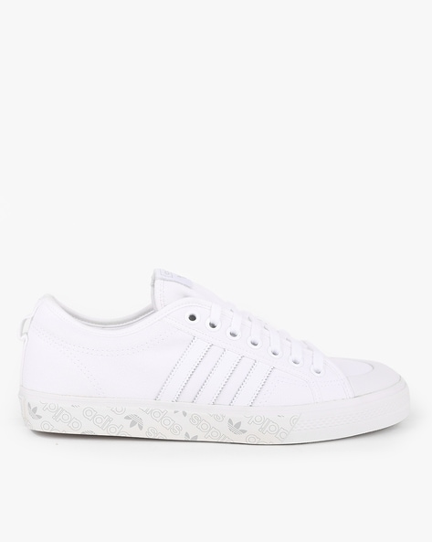 adidas black and white casual shoes