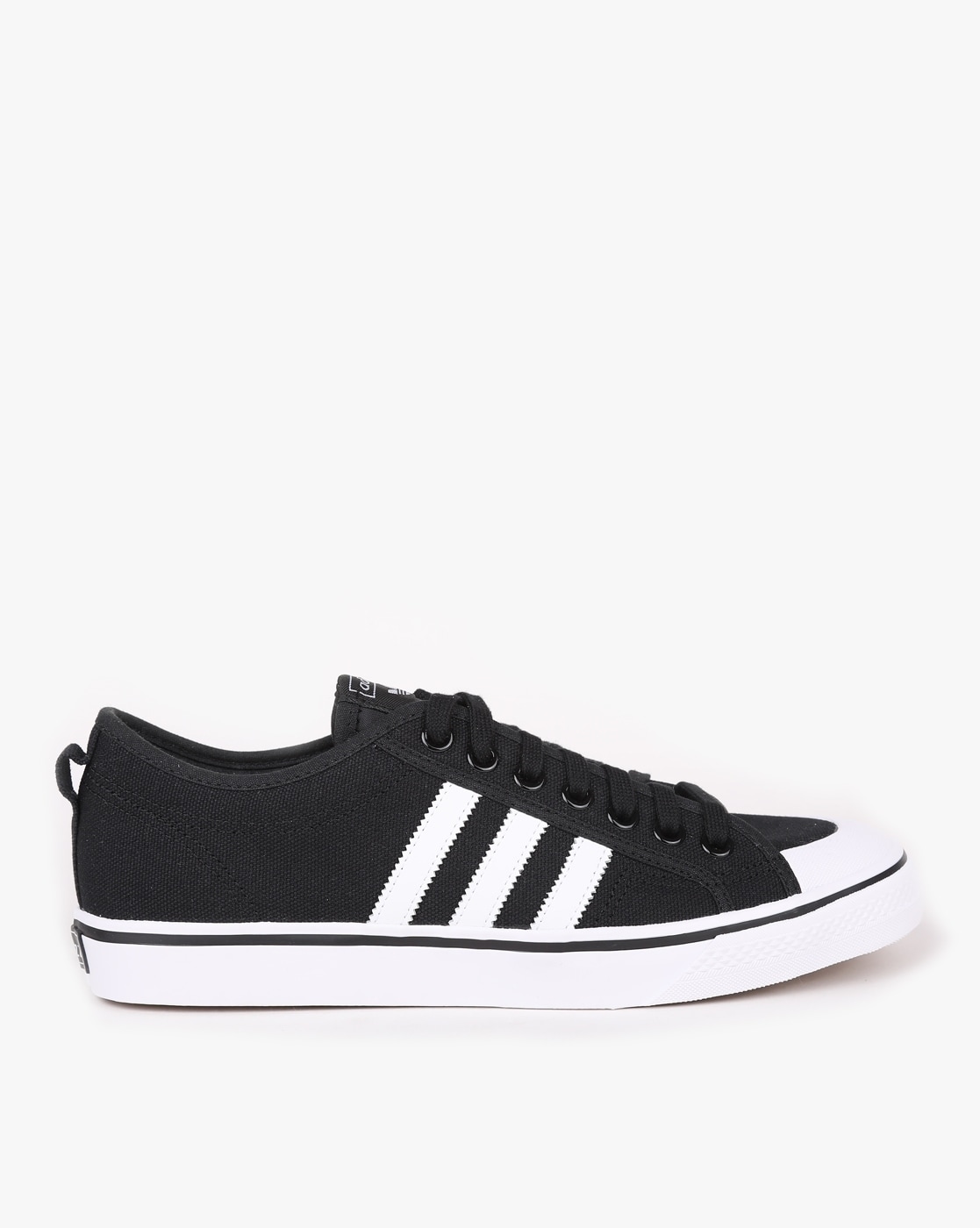 adidas black shoes casual