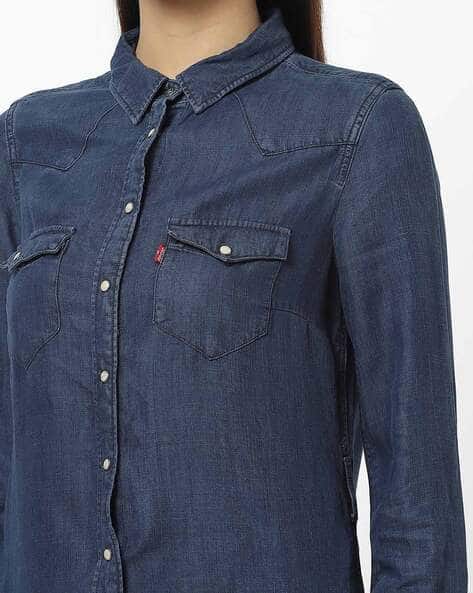 levis denim shirt dress