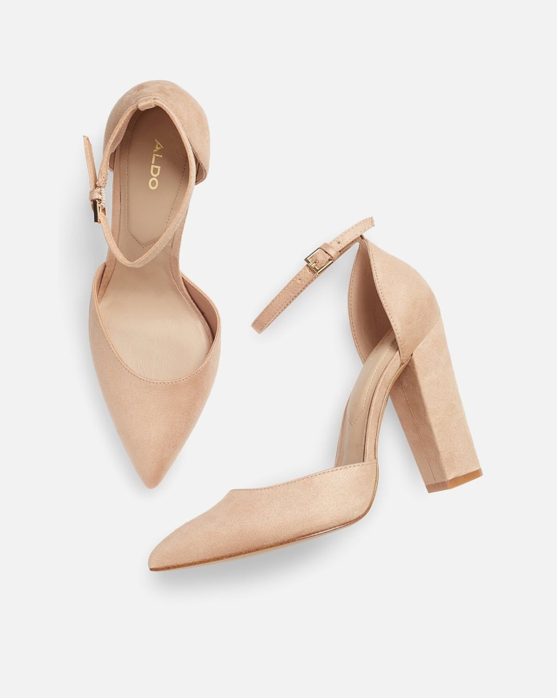 aldo beige heels