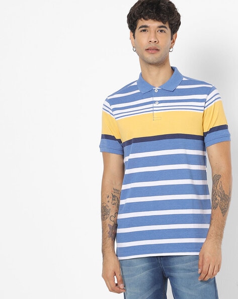 Buy Blue Tshirts for Men by NETPLAY Online