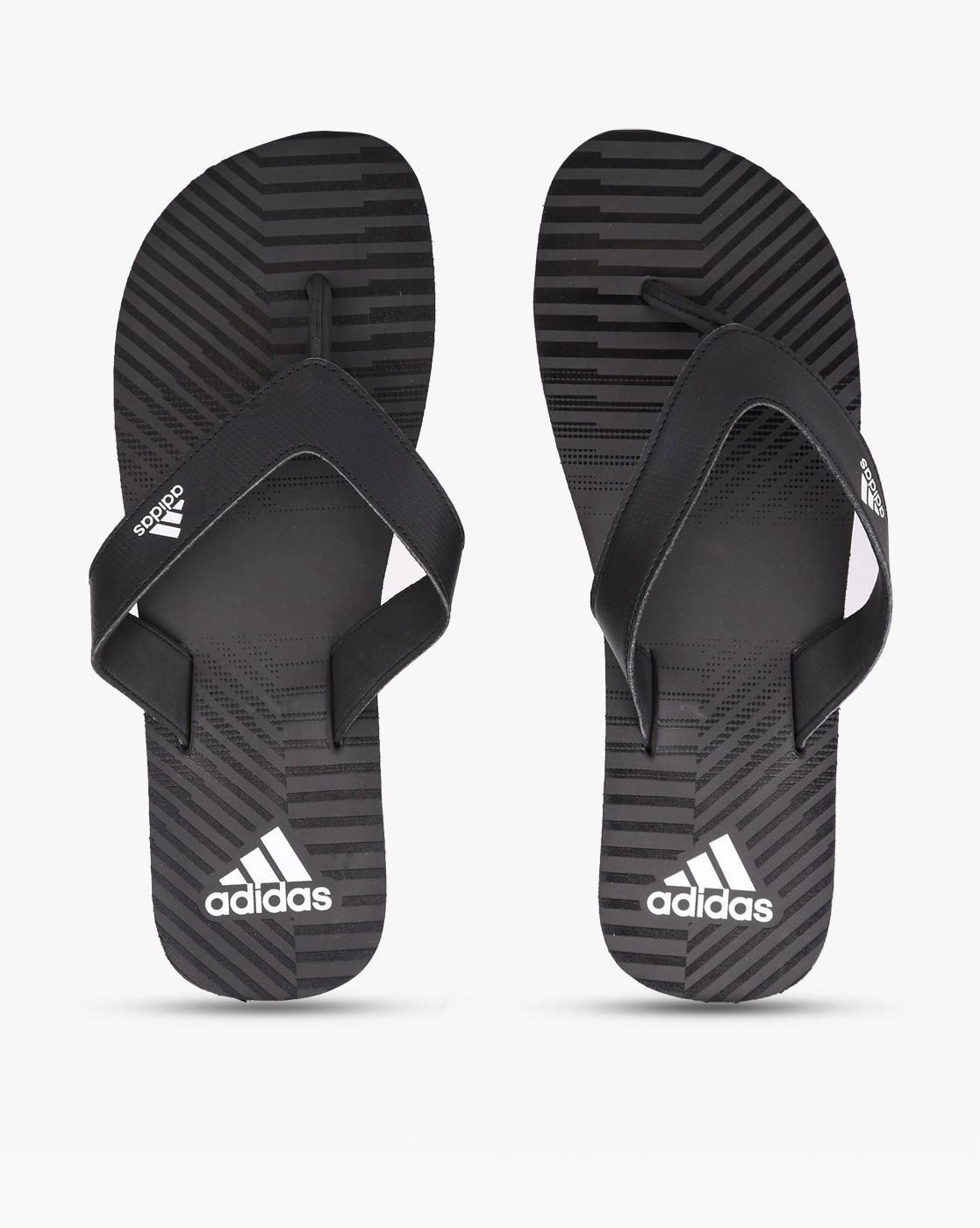 adidas beach print flip flops