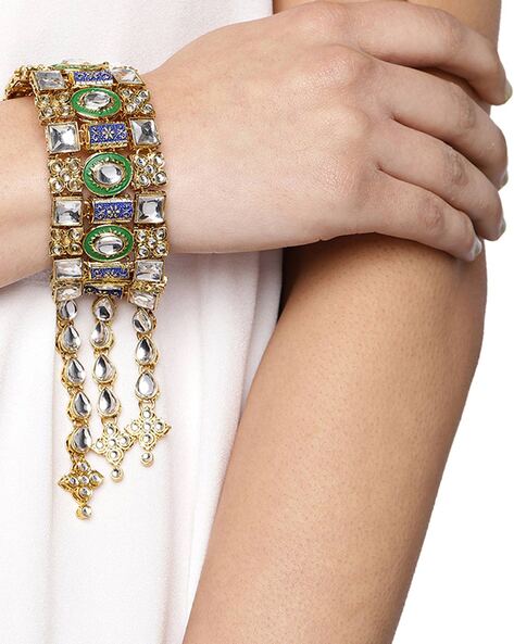 Kundan bracelet clearance online