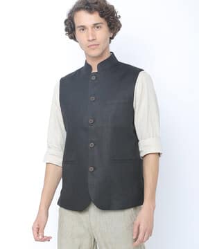 nehru half coat