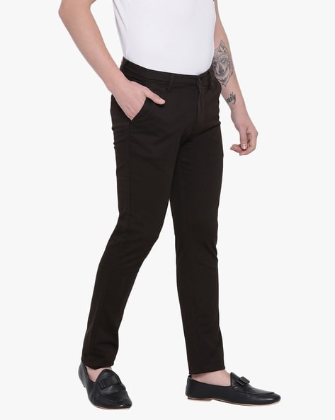 Buy Men White Regular Fit Trouser Online in India - Monte Carlo