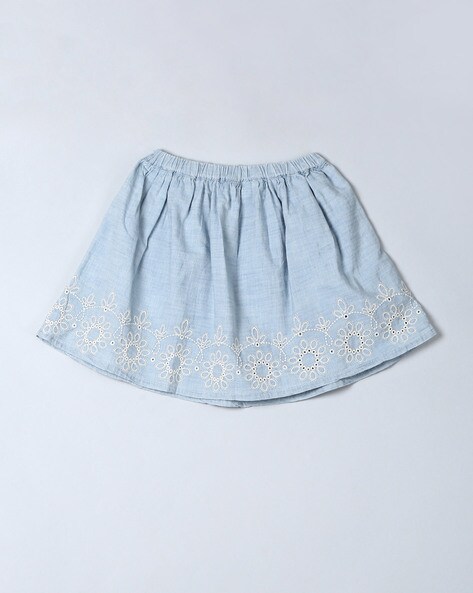 gap embroidered skirt